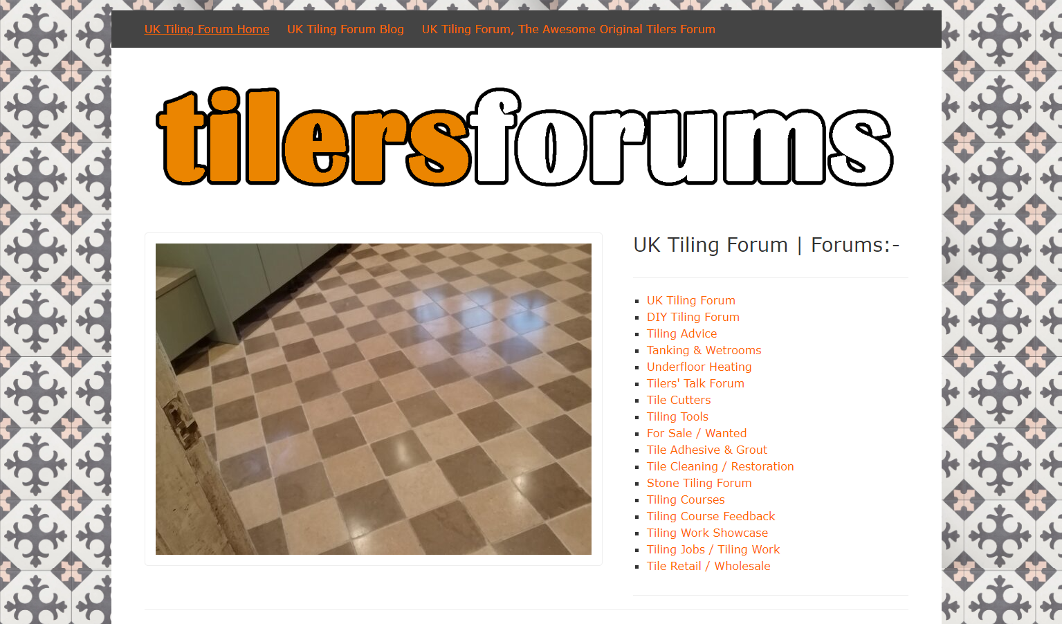 Tiling Advice TilersForums.co.uk